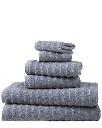 Ozan Premium Home Azure Collection 6Pc Towel Set