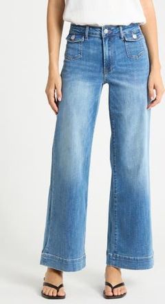 Joie Wide Leg Jeans in Medium Wash at Nordstrom Rack, Size 12