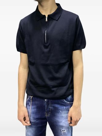 Yes London Polo con zip - Nero