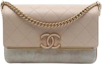 Chanel Pre-owned Lady Coco Bag - Dames - Vintage Schoudertas - Beige - ONE Size - Leer - Vintage