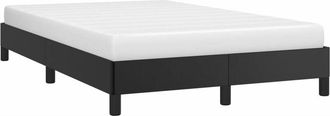 vidaXL Vidaxl - Estructura de cama sin colchón cuero sintético negro 120x200 cm