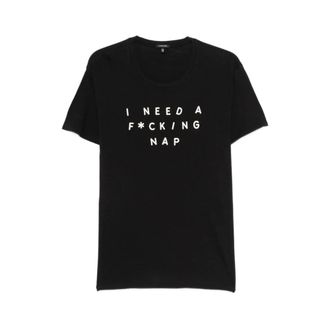 R13 T-Shirts, male, Black, Size: XL Graphic Round Neck Short Sleeve T-Shirt