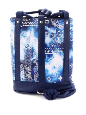 Louis Vuitton Randonnee Limited Edition Monogram Bandana Leather PM backpack - Blue