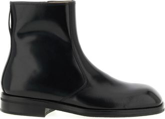 Christophe Lemaire Boots met Rits - Heren - Enkellaarsjes - Zwart - 42 EU - Leer - Schoenen