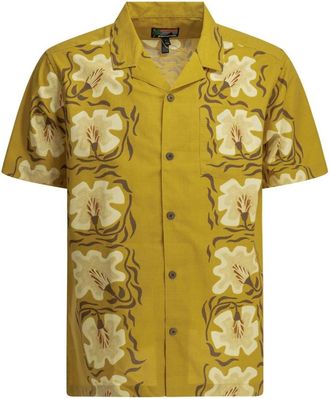 Patagonia Camisa Camp Tidal Threads - Sport - Hombre - Amarillo - S
