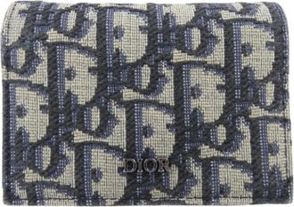 Dior Pre-owned Wallets, male, Beige, Size: ONE SIZE Pre-owned Card Case