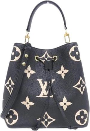 Louis Vuitton Pre-owned Neo Noe Monogram Empreinte Schoudertas - Dames - Vintage Tas - Zwart - ONE Size - Leer - Vintage