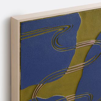 La Redoute Interieurs Beschilderd doek, abstract motief, 70 x 100 cm, Notton