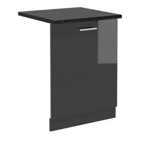 Vicco Tapa Del Lavavajillas R-line, Antracita Alto Brillo, 60 Cm, Et Antracita Vicco