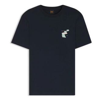 HUGO BOSS Heren, Tops, Blauw, Maat: M