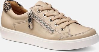 Hotter Womens Chase II Womens Extra Wide Fit Trainers - Tan - Size: 6.5