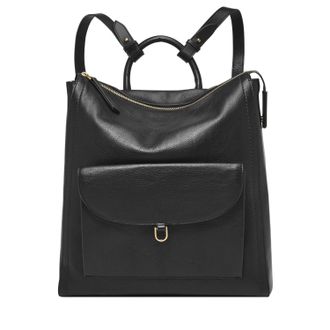 Fossil Womens Parker Leather Backpack