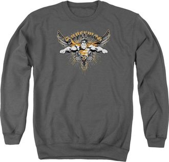 Gildan Superman Take Wing Adult Crewneck Sweatshirt