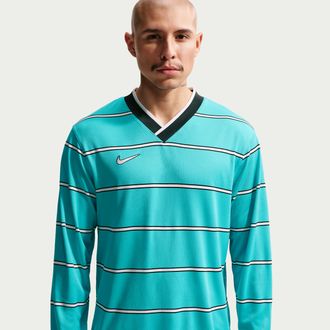 Nike Mens Energy Dri-FIT Soccer Long-Sleeve Soccer Top in Green | IF1532-345