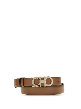 Ferragamo Reversible Leather Belt - Brown