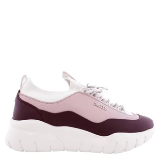 Bally Bienne Bikki Leather Low-Top Sneakers, Brand Size 35 ( US Size 4.5 )