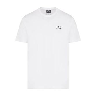 Emporio Armani T-shirts - Heren - T-shirts - Wit - XL - Katoen - Tops