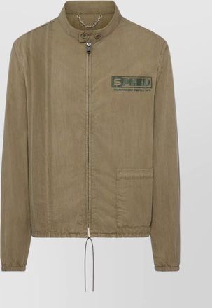 Maison Margiela printed stand collar sports jacket