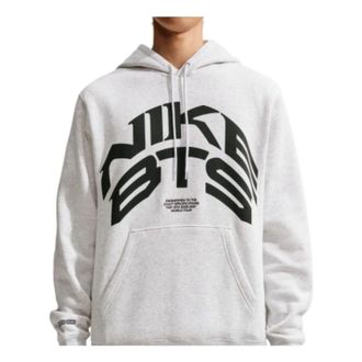 Nike x BTS Fleece Pullover Hoodie Birch Heather JA8525-051