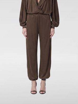 Andamane Slim Fit Hooded Jersey Jumpsuit with Long Sleeves