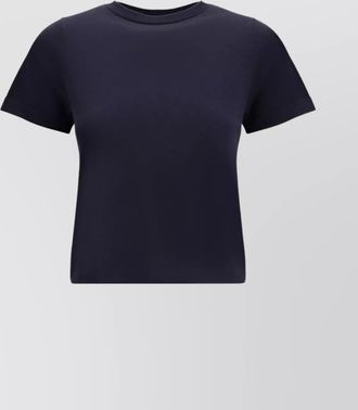 Extreme Cashmere cropped cashmere cotton knit t-shirt