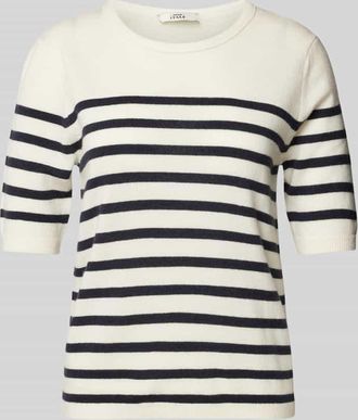 0039 Italy 0039 Italy Strickpullover aus Kaschmir-Woll-Mix Modell ISOLA in Offwhite, Gr&ouml;&szlig;e XL