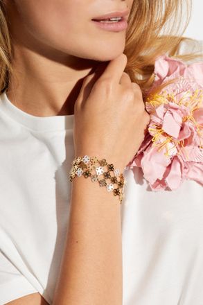 Tory Burch Bracelet With Pearls, Womens, Gold