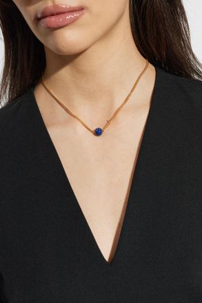 Jil Sander Necklace With Pendant, Womens, Gold