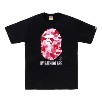 A Bathing Ape ABC Camo T-Shirt Black Pink 1M30-110-005-BLKPNK