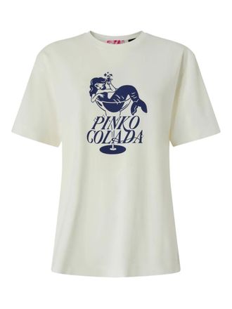 Pinko graphic print T-shirt - Neutrals