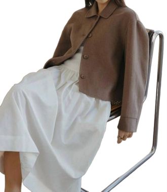 All : Row Collins Jacket In Mocha