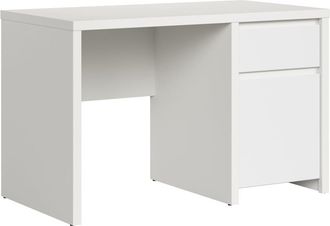 Petits Meubles Escritorio 1 puerta 1 caj&oacute;n tableros de aglomerado laminados blanco