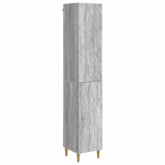 vidaXL Juego De Armarios 2 Uds. Sonoma Gris Madera De Ingenier&iacute;a Vidaxl