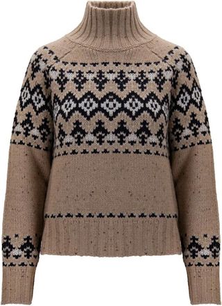 MC2 Saint Barth Turtleneck Trui - Dames - Coltruien - Bruin - XS - Wol - Truien & Vesten