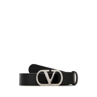 Valentino Garavani Belts, male, Black, Size: 110 CM VLogo Signature Belt