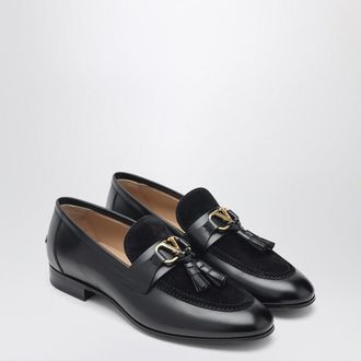 Valentino Garavani Vaniteux Loafer In Calfskin And Split Leather