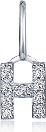 Lafonn Letter Charm Pendant in Silver H at Nordstrom