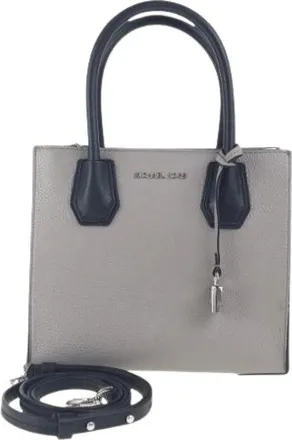 Michael Kors Pre-owned Handbags, female, Gray, Size: ONE SIZE Pre-owned Leather 2way Bag