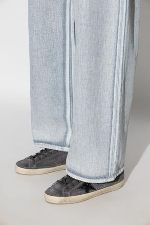 Golden Goose Super Star Sports Shoes, Womens, Grey