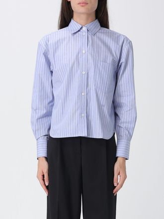 Victoria Beckham Camicia a righe in cotone con vestibilit&agrave; slim fit