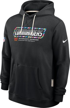 Nike Washington Commanders Crucial Catch Sideline Standard Issue Nike Mens Dri-FIT NFL Pullover Hoodie in Black | 03AZ00AZUZ-F9R
