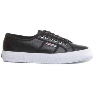 Superga Sneakers, male, Black, 1 1/2 UK, Classic Leather Trainer Black White