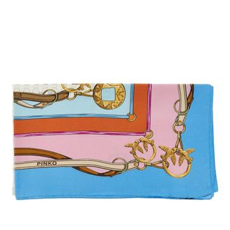 Pinko Printed twill scarf Woman One Size