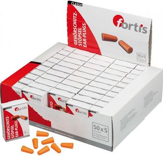 Fortis Tapones De Protecci&oacute;n Auditiva Box 50x5 Pores Fortis