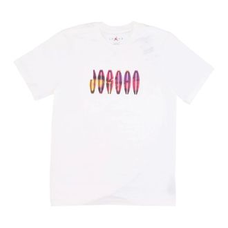 Nike Jordan T-Shirts, male, White, Size: XL Flight MVP Wordmark Tee