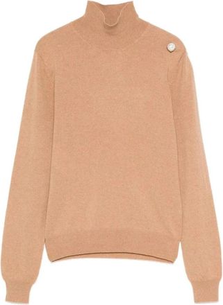 Alberta Ferretti Trui - Dames - Cashmere truien - Bruin - L - Kasjmier - Truien & Vesten