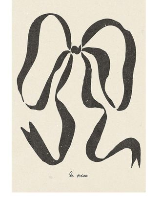 iCanvas Icanvas Bow Ii By Nktn Wall Art