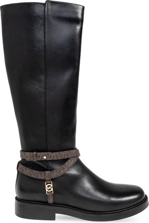 Michael Kors Boots Abigail - Dames - Hoge Laarzen - Zwart - 40 EU - Leer - Schoenen