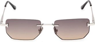 Tom Ford Sunglasses Ft1355 16 B Ethan Silver/Smoky Gray Unisex
