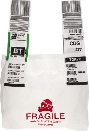 Undercover Fragile Embroidered Tote in Off White at Nordstrom